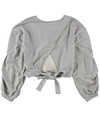 I-N-C Womens Embellished Sweatshirt gray L