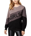 GXG Womens Embroidered Girls Sweatshirt black L