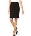 Nine West Womens Zip-Front Asymmetrical Skirt black 4