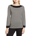 Anne Klein Womens Parisian Stripe Pullover Sweater