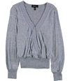BCX Womens Fuzz Pullover Sweater blue S