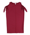 bar III Womens Tie Detail Shift Dress berryfreeze XS