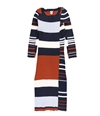 bar III Womens Striped Sweater Dress navyblazercmb XL