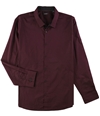 Alfani Mens Long Sleeve Button Up Shirt port L