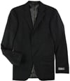 Hart Schaffner Marx Mens plaid Two Button Formal Suit charcoal 38/Unfinished