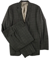 Hart Schaffner Marx Mens Plaid Two Button Formal Suit brown 44/Unfinished