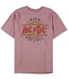 Junk Food Mens ACDC High Voltage Graphic T-Shirt petal S