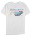 Junk Food Mens Ford Mustang Graphic T-Shirt white M