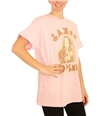 Junk Food Womens Janis Joplin Kozmic Blues Graphic T-Shirt pink XS