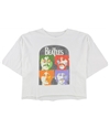 Junk Food Womens The Beatles 4 Graphic T-Shirt white L