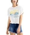 Junk Food Womens Hit The Road Graphic T-Shirt white XS