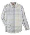 Alfani Mens Slim-Fit Plaid Button Up Shirt, TW6