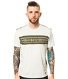 Staple Mens The Pryce Pieced Tee Graphic T-Shirt olive M