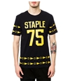 Staple Mens The Rush Graphic T-Shirt navy L
