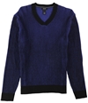 Alfani Mens v-neck Knit Sweater blazinbluecb 2XL