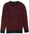 Alfani Mens Multi-Stitch Knit Pullover Sweater redvelvetcbo XL