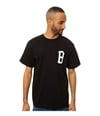 Black Scale Mens The B Logo Graphic T-Shirt black S