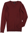 Alfani Mens V-Neck Pullover Sweater rubyheather S