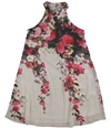 Tags Weekly Womens Floral Halter Neck Shift Dress pinkmulti XS