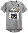American Rag Mens Takeout Graphic T-Shirt grey XL