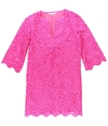 Trina Turk Womens Petal Lace Shift Dress pinkoverfl 2