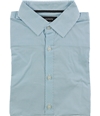 Alfani Mens Tonal Print Button Up Shirt seacoast S