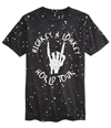 American Rag Mens Highkey & Lowkey Graphic T-Shirt black S