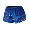 Mizuno Womens 2.5 Inch Drylite Athletic Workout Shorts blue M