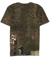 Elevenparis Mens Cave Cleaner Graphic T-Shirt brown S