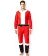 Briefly Stated Mens Santa Union Bodysuit Jumpsuit Pajama redwhiteblk S