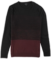 Alfani Mens Colorblock Knit Sweater deepblack 2XL