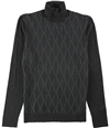 Alfani Mens Textured Pullover Sweater charcoalhtr M