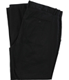 Alfani Mens Big & Tall Flat-Front Sateen Casual Trouser Pants deepblack 38x30