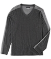 Alfani Mens Textured LS Basic T-Shirt deepblack 2XL