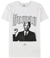 Elevenparis Mens Human Graphic T-Shirt white XS