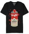 Elevenparis Womens Graffiti Soup Graphic T-Shirt black S