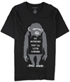 Elevenparis Mens Do Nothing You'll Live Longer Graphic T-Shirt black S