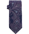 The Men's Store Mens Paisley Silk Self-tied Necktie navy One Size