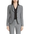 Armani Womens Velvet Jacket gray 10