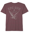 Jem Mens Special Ops Graphic T-Shirt maroon S