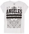 Jem Mens LA Roll Sleeve Graphic T-Shirt white XL