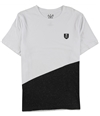 Jem Mens Colorblocked Graphic T-Shirt whiteblack XL