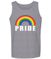 Jem Mens Pride Rainbow Tank Top htrgrey M