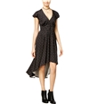 One Hart Womens Printed A-line Dress anthracite S