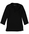 Ralph Lauren Womens Crepe Tunic Blouse black XS