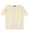 Ralph Lauren Womens Foil Knit Basic T-Shirt