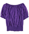 Ralph Lauren Womens Smocked Knit Blouse, TW4