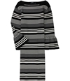 Ralph Lauren Womens Striped Sweater Dress black 2XL
