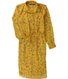 Ralph Lauren Womens Floral Shirt Dress goldmu 14