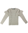 Ralph Lauren Womens Ruffle Long Sleeve Pullover Sweater
